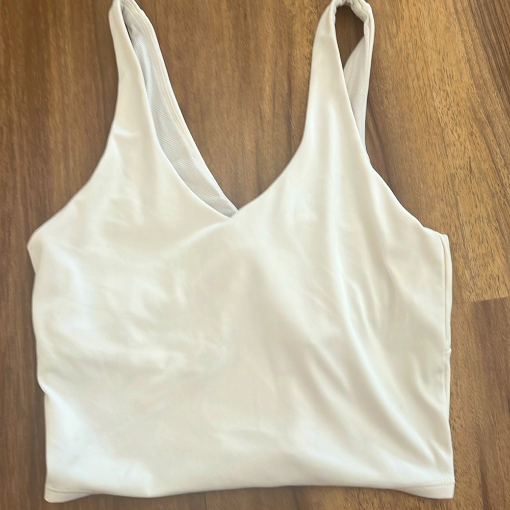 white target tank top